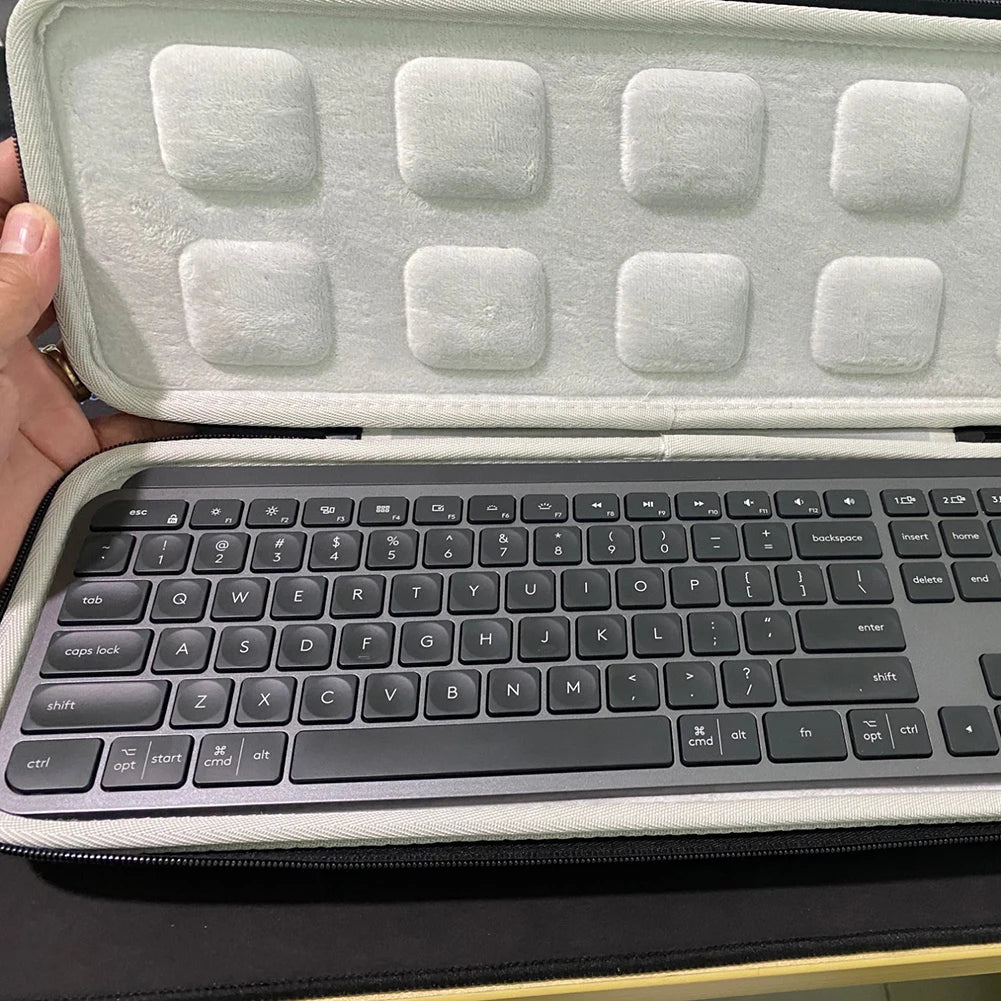 Keyboard Storage for Logitech Carry Case Waterproof EVA Protective Bag Case Advanced Wireless Keyboard Case For Logitech MX Keys