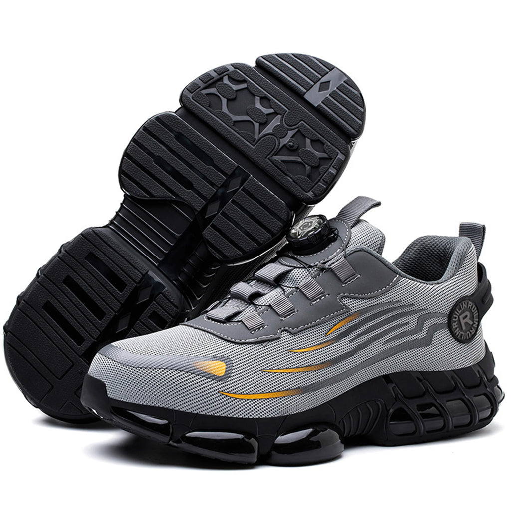 Indestructible Steel Toe Protective Safety Shoes Slip Resistant Abrasion Resistant Work Shoes Men Tough Comfortable Sneaker ﻿