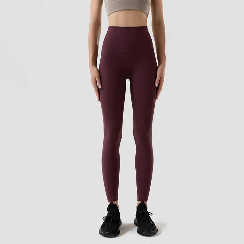 TRY TO BN Yoga Pants Leggings Women Naked Feeling High Waisted Workout Seamless Sports  Fitness GymLeggings Push Up Tights Women
