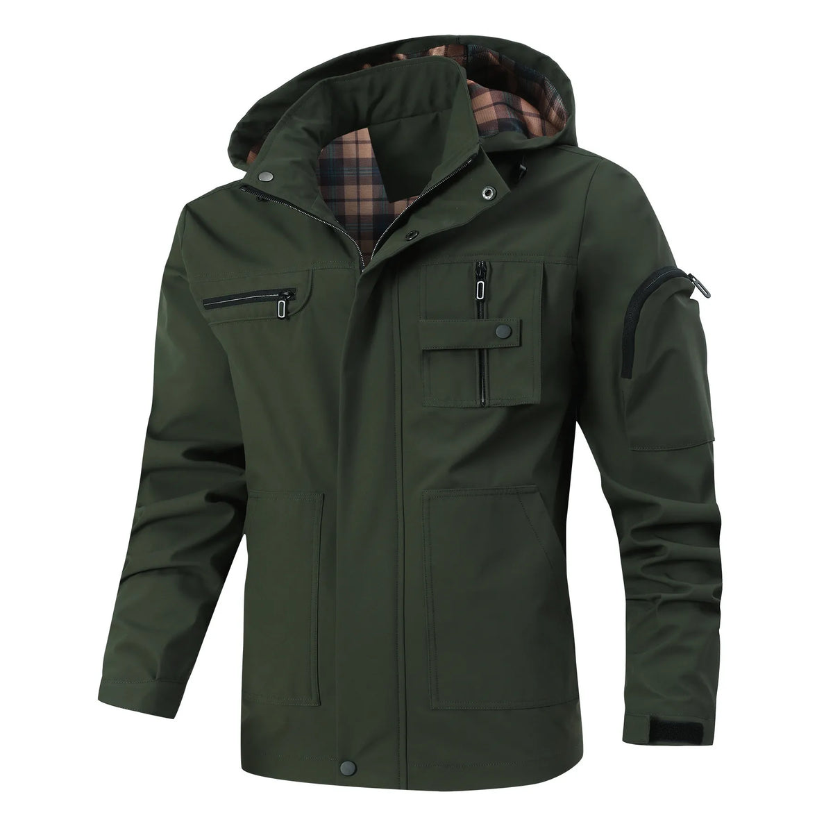 Autumn Men's Windbreaker Hooded Jacket Man Waterproof Outdoor Sports Soft Shell Coats Clothing Men Hiking Mountain Ski Jackets