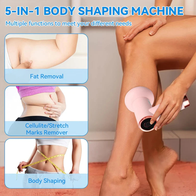Wireless Massage Gun Body Massager Neck Back Neck Shoulder Body Sculpting Machine Fat Pushing Cellulite Slimming Massage Device