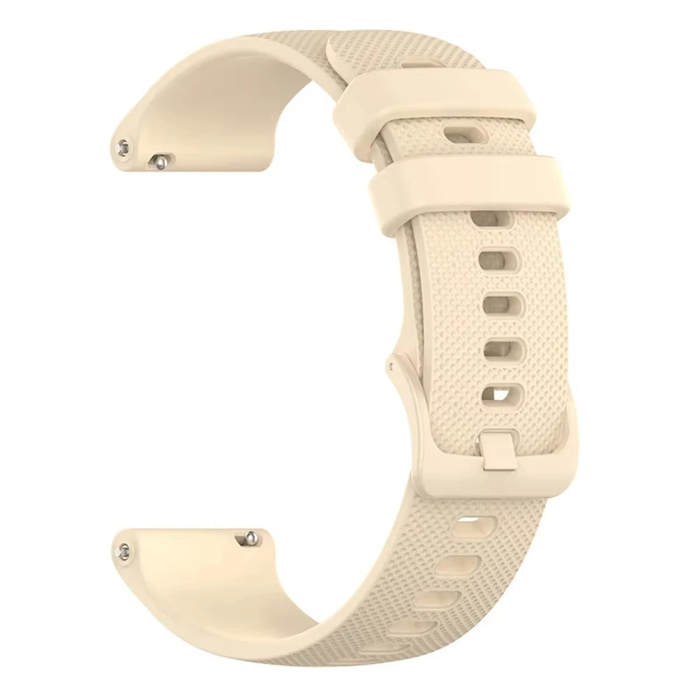 Silicone Strap 20mm For Garmin Forerunner 645 165 245 245M/Vivoactive 5 3 Wristband Bracelet For For Garmin Venu SQ SQ2 Band
