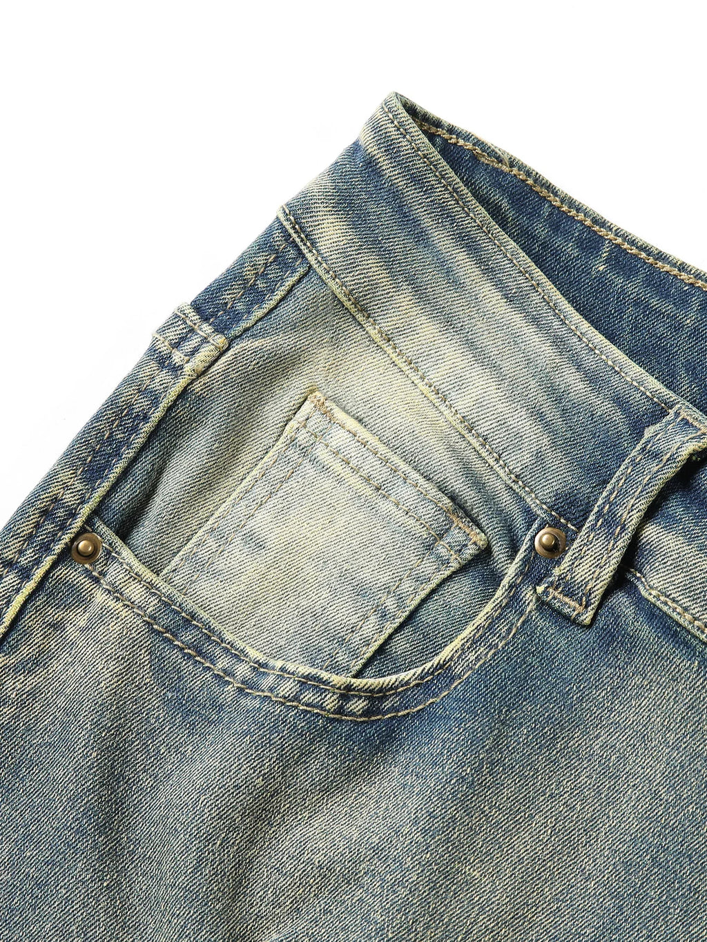 2025 New Men Ripped Stacked Jeans Distressed Slim Fit Skinny Straight Leg Jeans Fashion Hip Hop Denim Pants Casual Streetwear