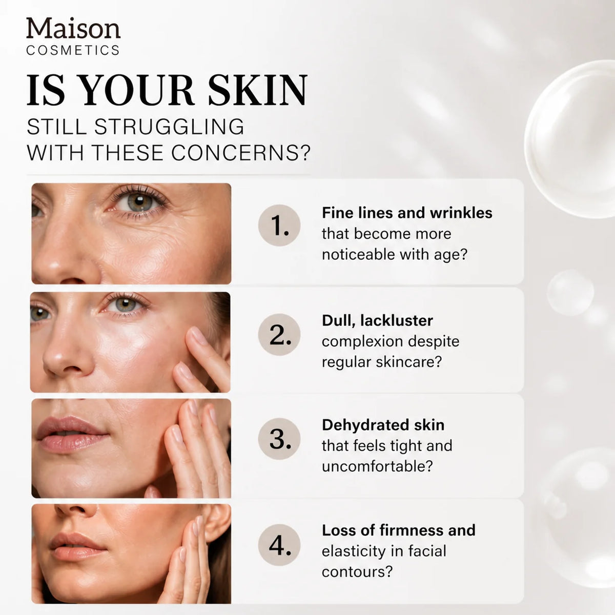 Deep Collagen Power Boosting Cream in Serum, Collagen Firming & Hydrating Facial Serum Cream, Moisturizing Smoothing Face Essenc