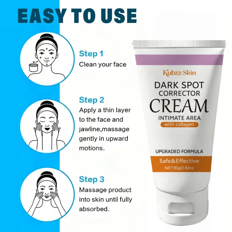 Kojic Acid Face Cream, Niacinamide Whole-Body Brightening Moisturizer, Rich in Arbutin, Hyaluronic Acid, and Kojic Acid; Can Be Used on Various Parts of the Face and Body, Including Underarms, Knees, Neck, and Hands, to Brigh