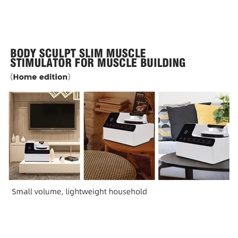 Desktop EMS NEO Sculpting Machine with 3MHz-RF US Plugs for Home Use Body & Legs/Arms Muscle Build Hiemt Muslce Stimulation