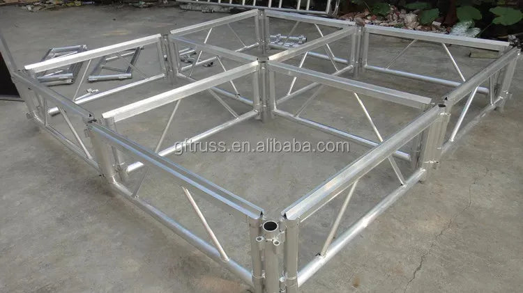 4*8 ft Easy-install Mobile Foldable Aluminum Stage Platform for Events
