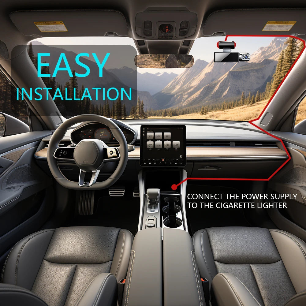 HD 1080P Dual Camera Dash Cam for Car with IR Night Vision Car dvr Loop Recording Wide Angle Lens Car Camera Recorder