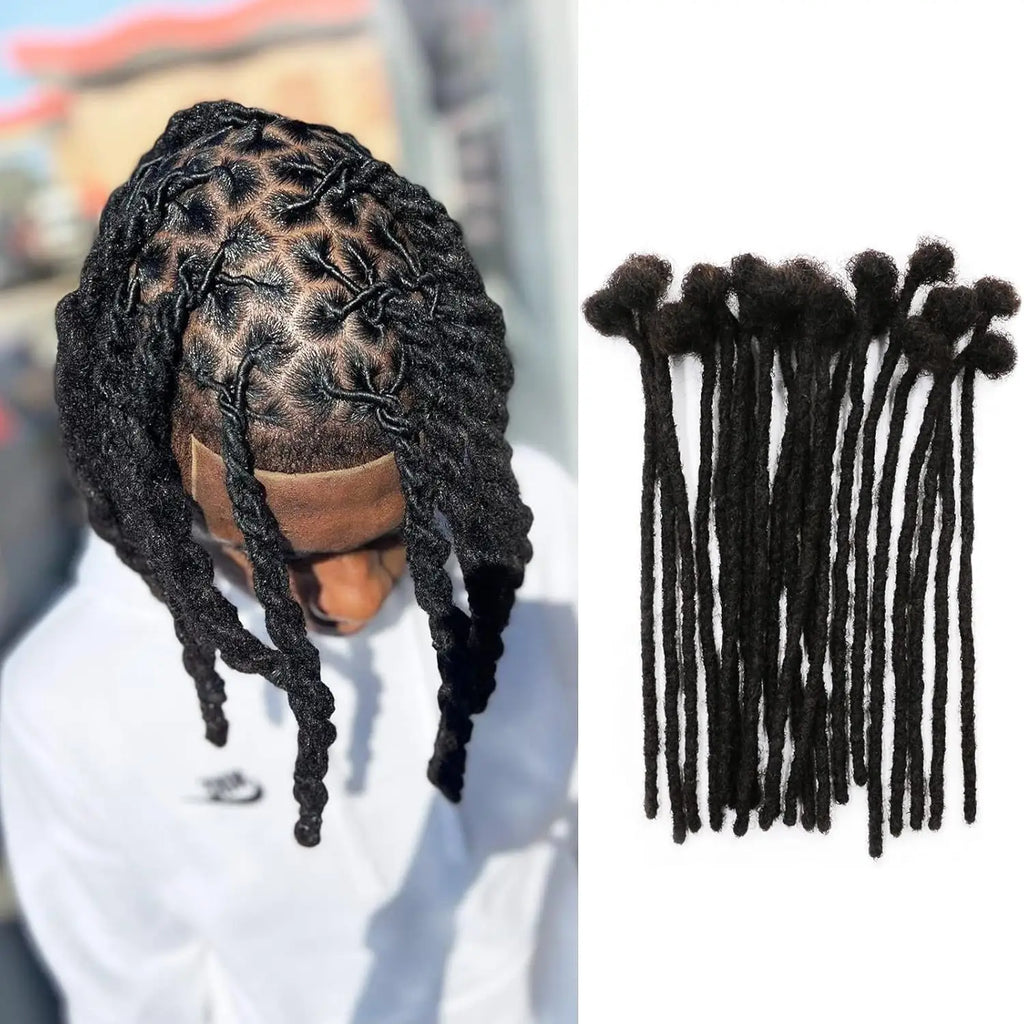 Synthetic Hair Dreadlock Extensions – 10-Strand Soft Locs