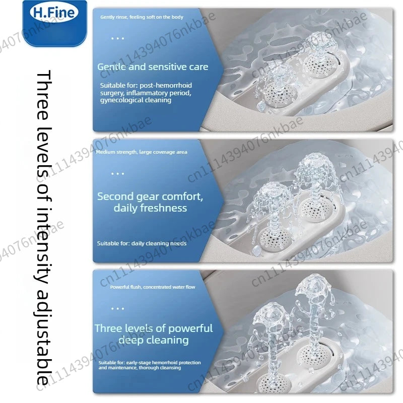 Electric Hands-Free Sitz Bath Clinical Grade Antibacterial Detachable Bidet Basin for Postpartum Herbal Steaming