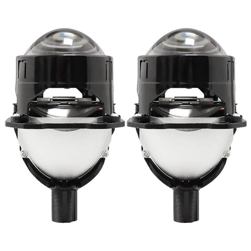 2.5 Inch Bi Led Projector Lens Led Light H4 H7 9005 9006 Car Headlight Bulb High Low Beam 6000K Diode 300W 30000LM Turbo Tuning