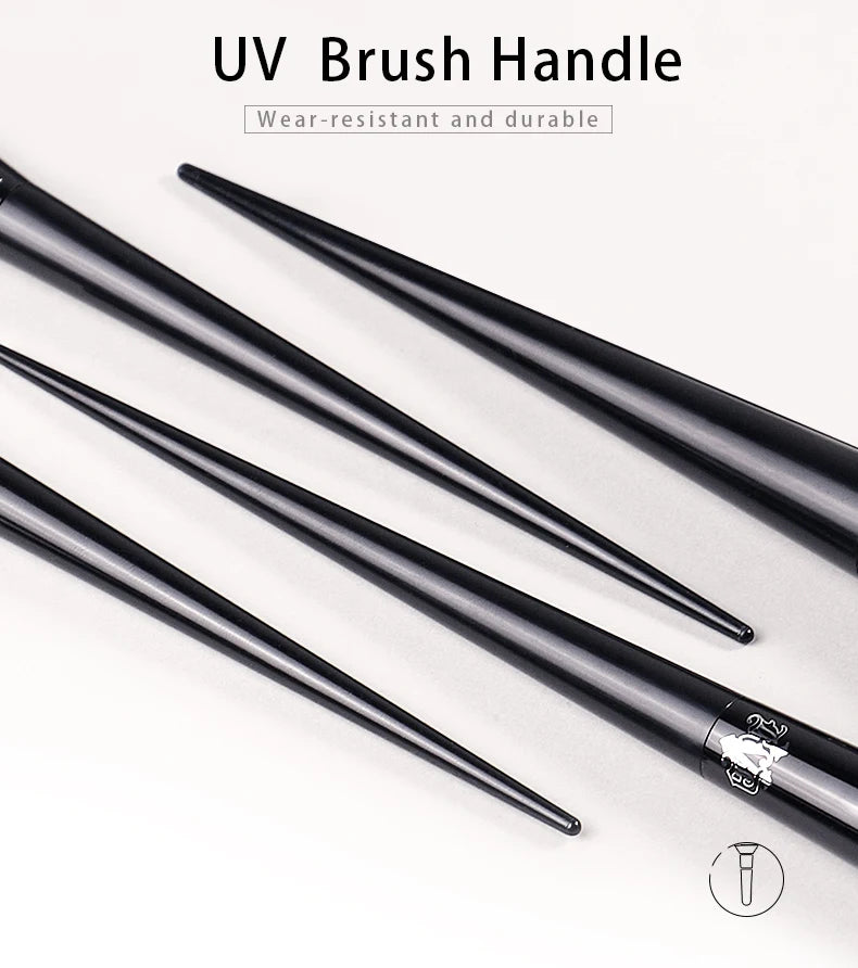 Kat Von D- Makeup Brush 35 Concealer Brush Soft Fiber Hair Elegant Black Handle Brand Makeup Brushes for Woman
