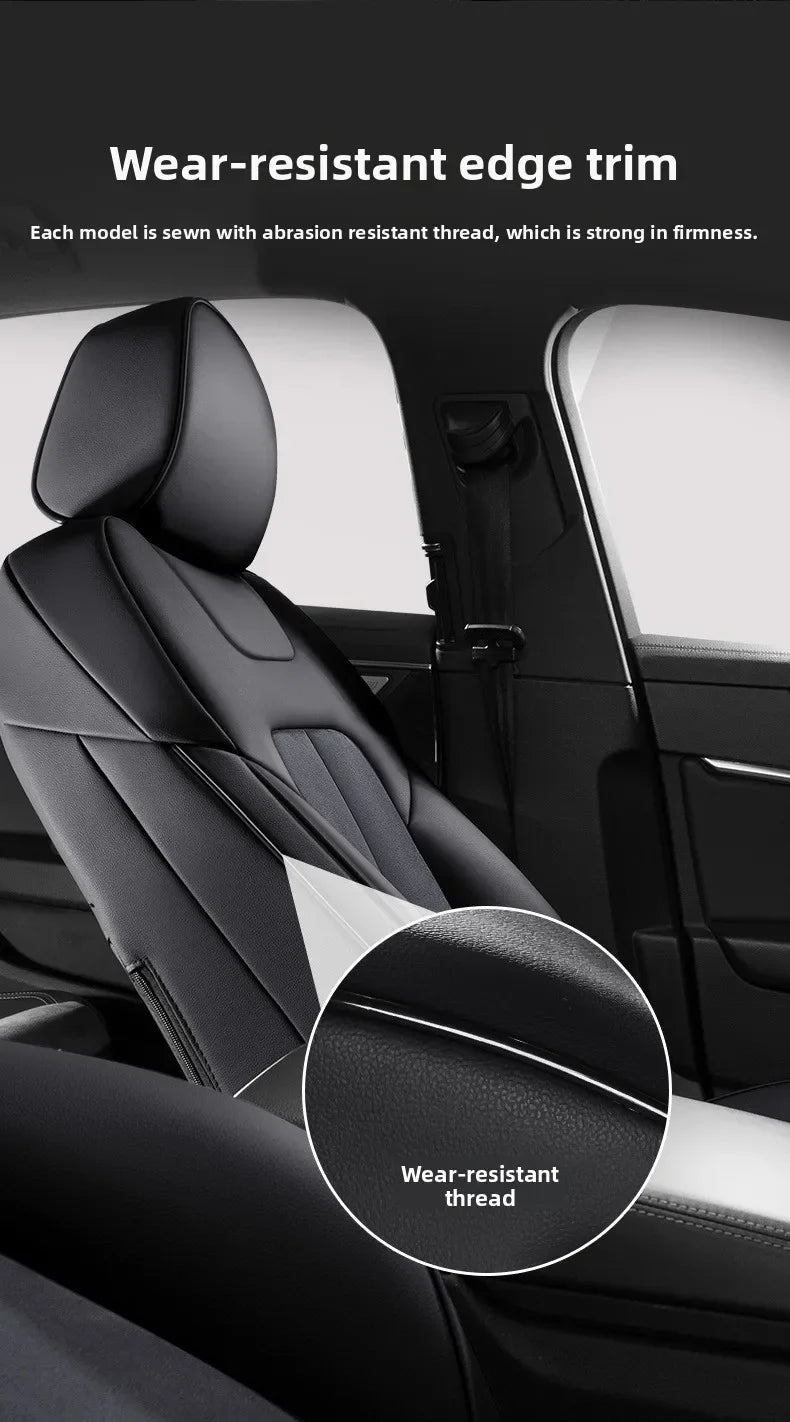 Custom Fit Full Luxury Car Seat Cover Car SUV Full Seat Set Perforated Genuine Leather for Various Models Contact Seller JJ208