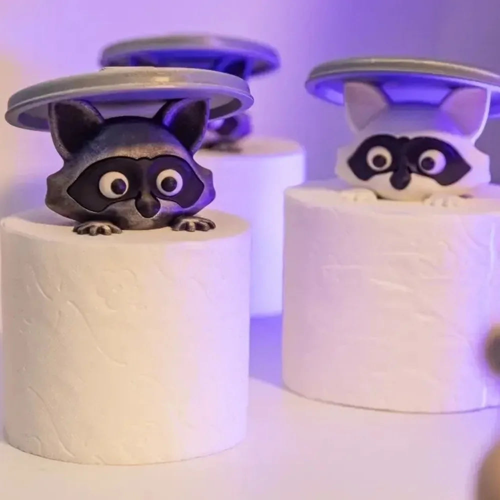 Resin Cat Toilet Paper Holder Wall Mounted Storage Dispenser Bathroom Paper Towel Dispenser Kitchen Tissue Dispenser