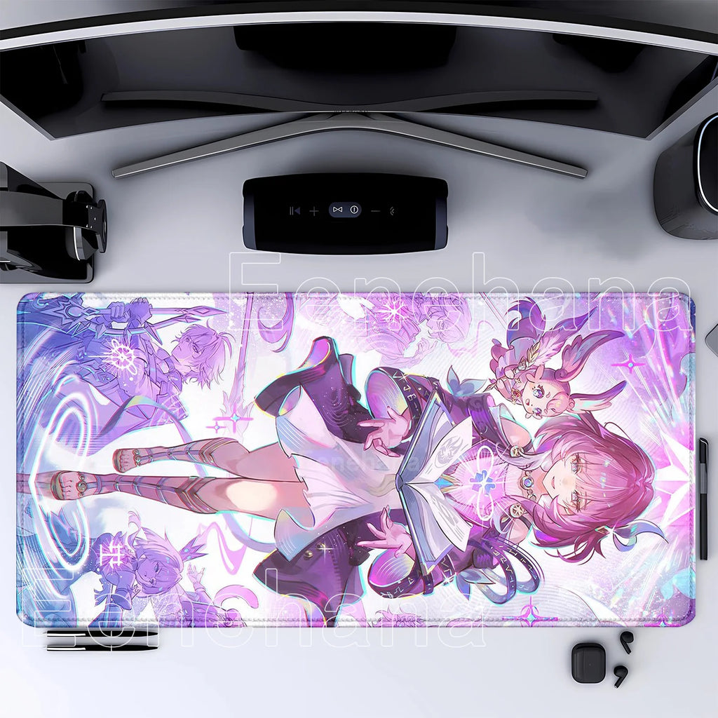 Mouse Pad Honkai Star Rail Cyrene HD printing Pretty Gaming Lock Edge Large Rubber Anime kawaii Mousepad Laptop offices Desk Mat