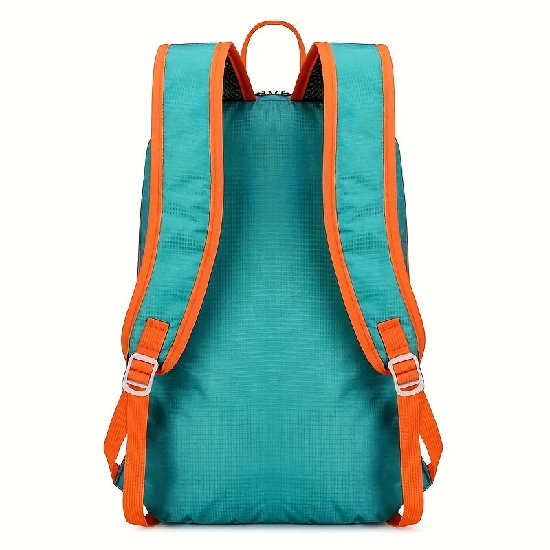 Outdoor Travel Bag Large Capacity Foldable Waterproof Backpack Lightweight Portable Adjustable Hiking Mountaineering Bag