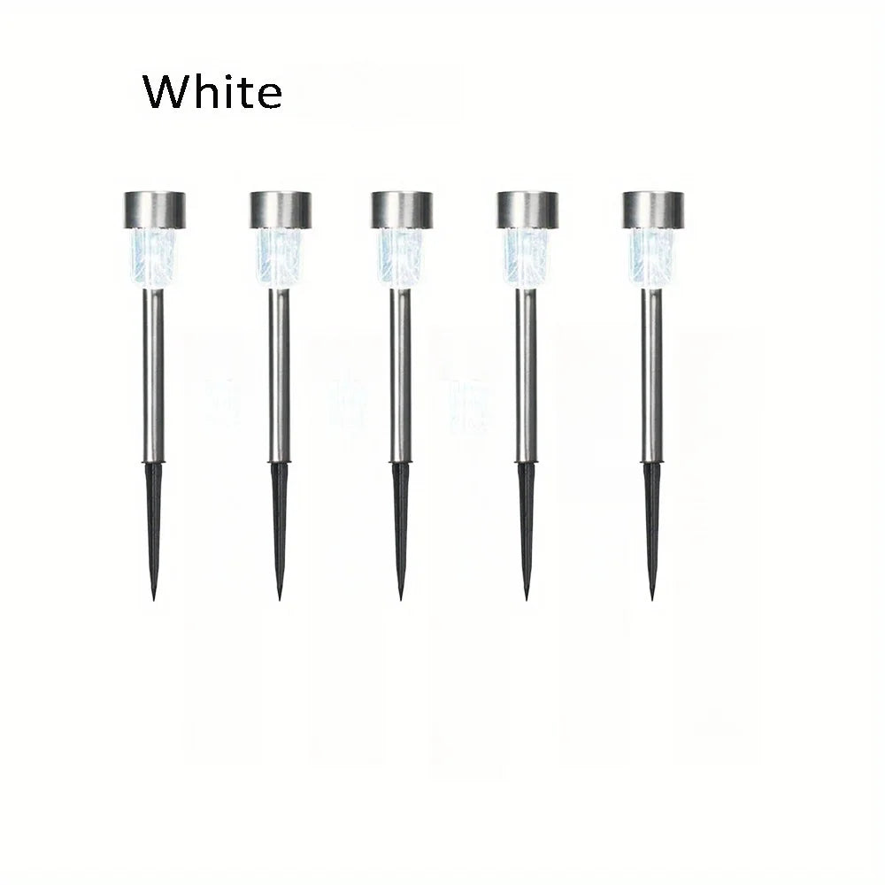5pcs Solar Patio Step Light, Garden Underground Spotlights, Diamond Transparent Lights, Landscape Lawn Light, Solar LED Garden
