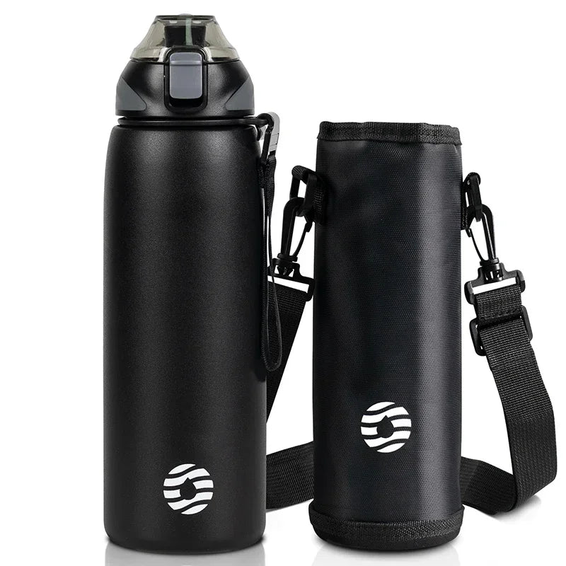 FEIJIAN 600/800/1000ml Travel Water Bottles Vacuum Sports Bottle Warm and Cold Drink Stainless Steel Vacuum Flask Portable