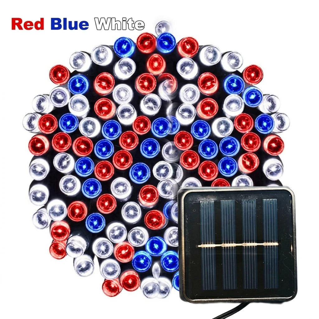 100Led Solar String Light Fairy Garden Waterproof Outdoor Lamp 3V Garland For Holiday/Party/Birthday Home Decoration