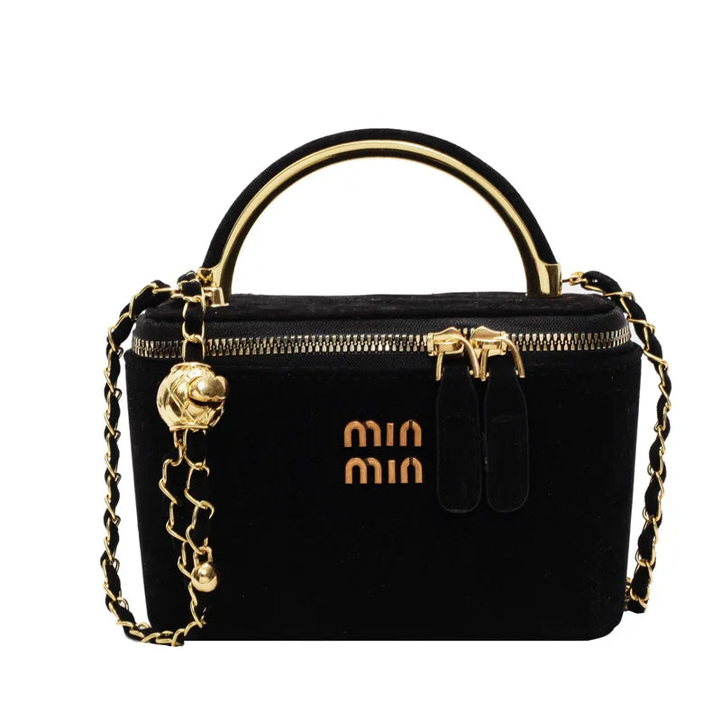 Crossbody Bag for Women, Top Handle Shoulder Pouch Purse Satchel Handbag, Flap Box Bag for Ladies