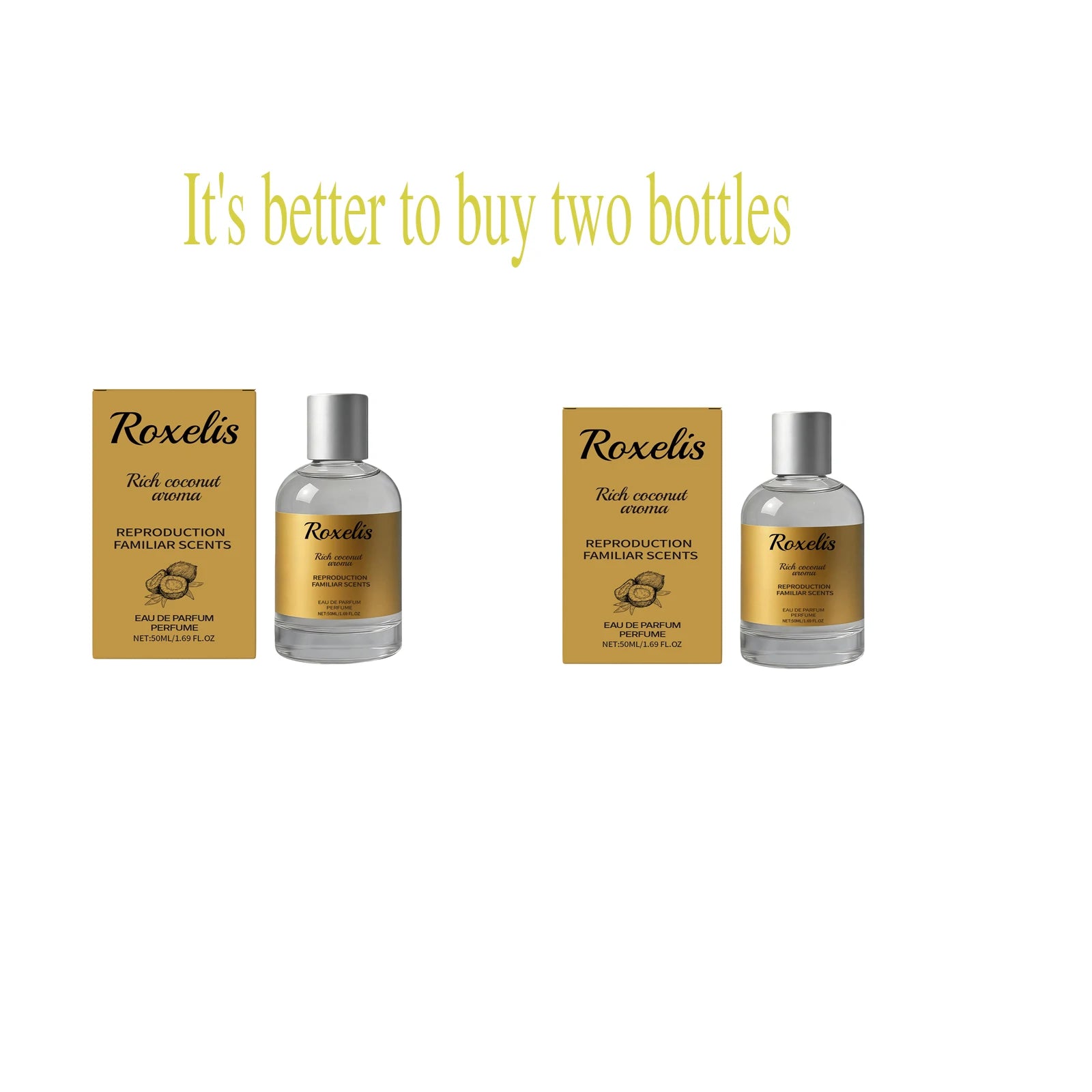 ROXELIS 50ml Fragrance Spray for Women Elegant Sweet Natural Scent Long Lasting Fragrance Portable for Daily Commute Dating