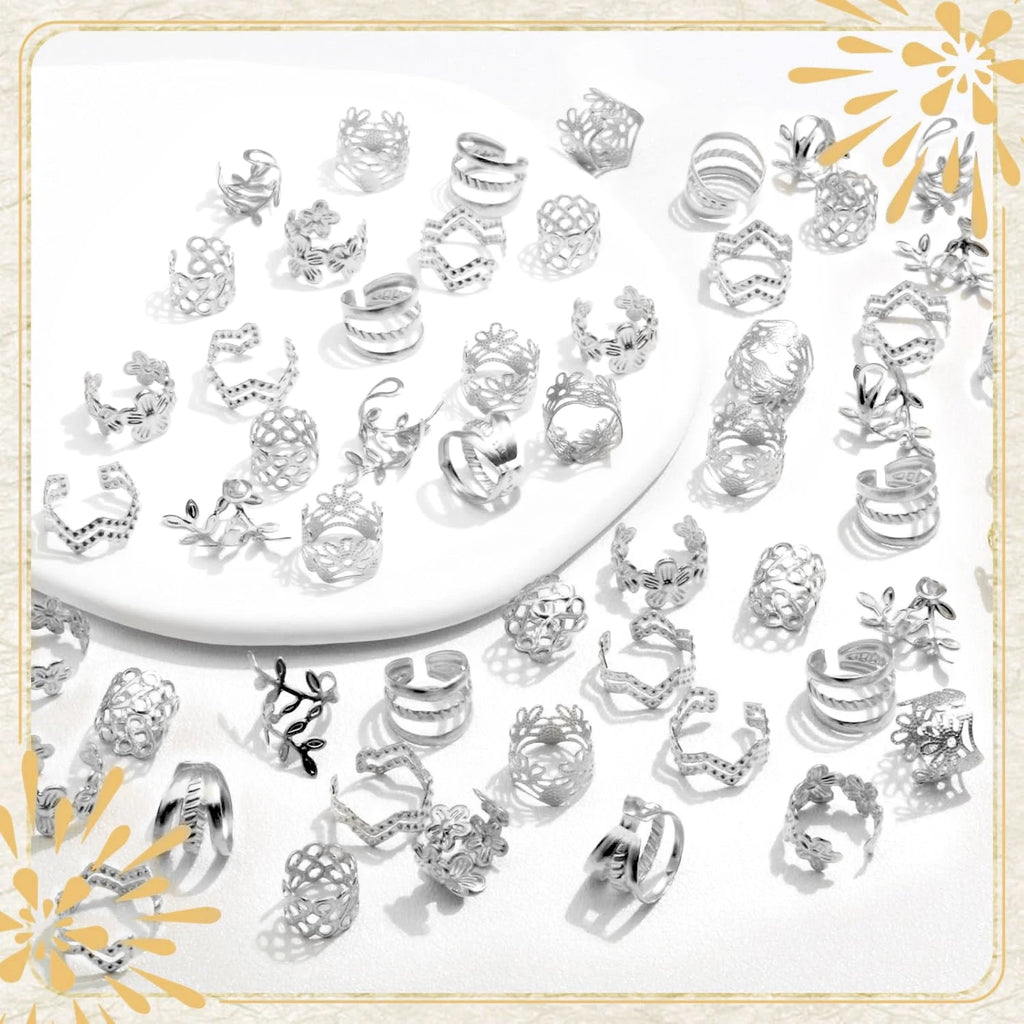 60PCS Hair Jewelry for Braids Gold Braid Clips Style Dreadlock Jewelry Metal Loc Braids Accessories Hair Decoration for Women