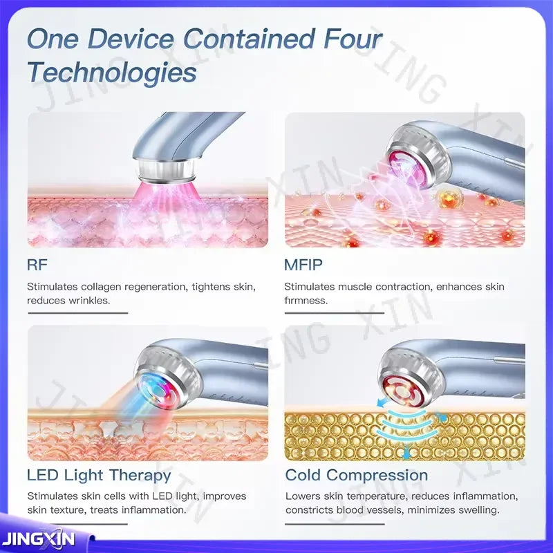 custom for RF Beauty Device Multi Function Home Use Eye Face Lifting Photorejuvenation Ionization Skin Care Tool Anti Aging