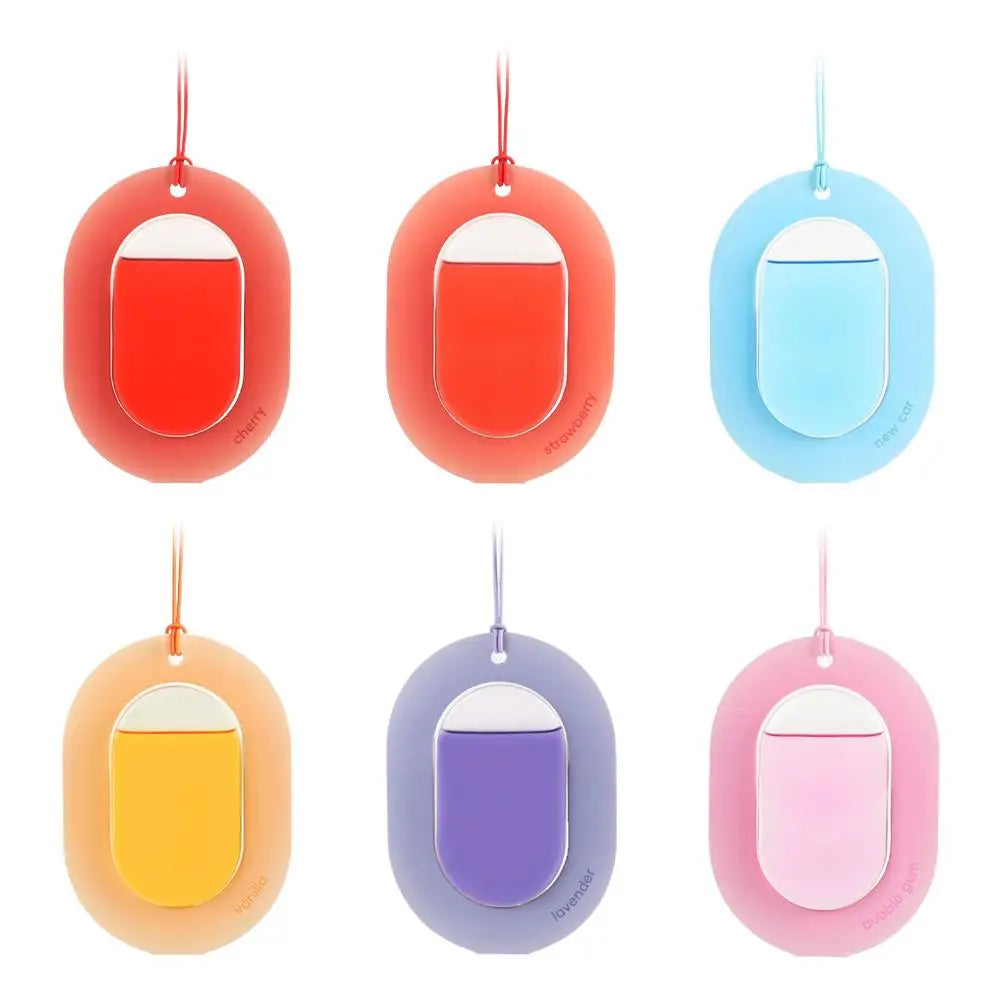 Car Air Freshener Essential Oil Long Lasting Fragrance Hanging Rearview Mirror Diffuser Perfume Pendant Auto Accessories