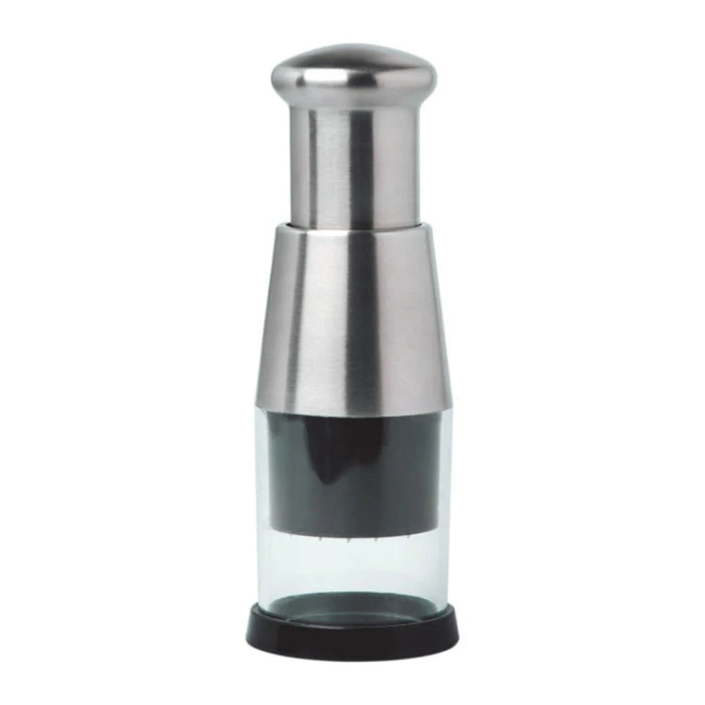Stainless Steel Manual Hand Chopper Kitchen Tools Garlic Chopper Vegetable Slicer Mini Mincer Crusher for Garlic Ginger Herb Nut