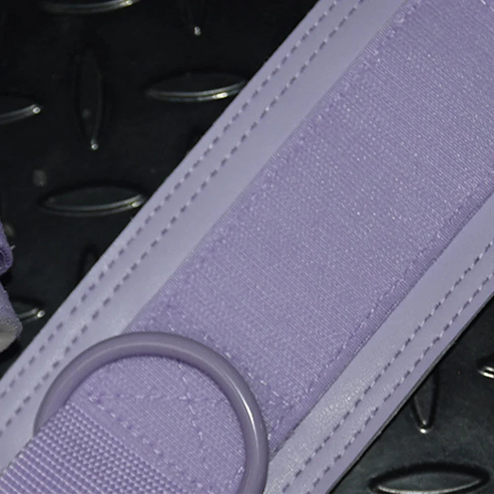 Double D-Ring Cable Ankle Straps For Gym Workouts Glutes Legs Strength Training Brace Support Sport Safety Abductors Ankle Cuffs