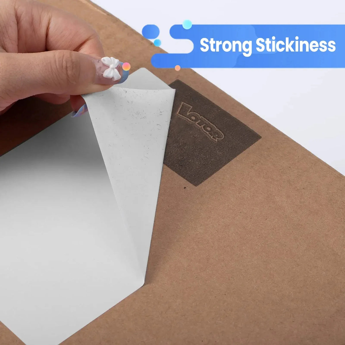 Phomemo 4x6 Inch 100/500 sheets Thermal Shipping Label Printer Self-Adhesive Thermal Printing Paper for 241BT 245BT 249BT D520BT