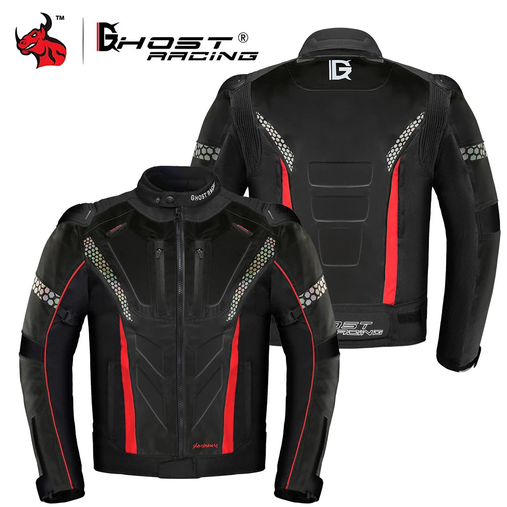 Motorcycle Jacket and Pants Suit Set Waterproof Windproof Protective Riding Gear for All Seasons Touring and Commute