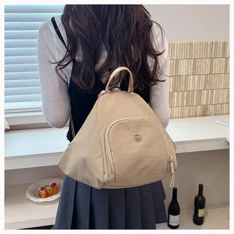 Women's Casual Nylon Large Capacity Shoulder Bag with Pocket, Casual Style for Daily Use, Sports, Travel, and Outdoor Activities