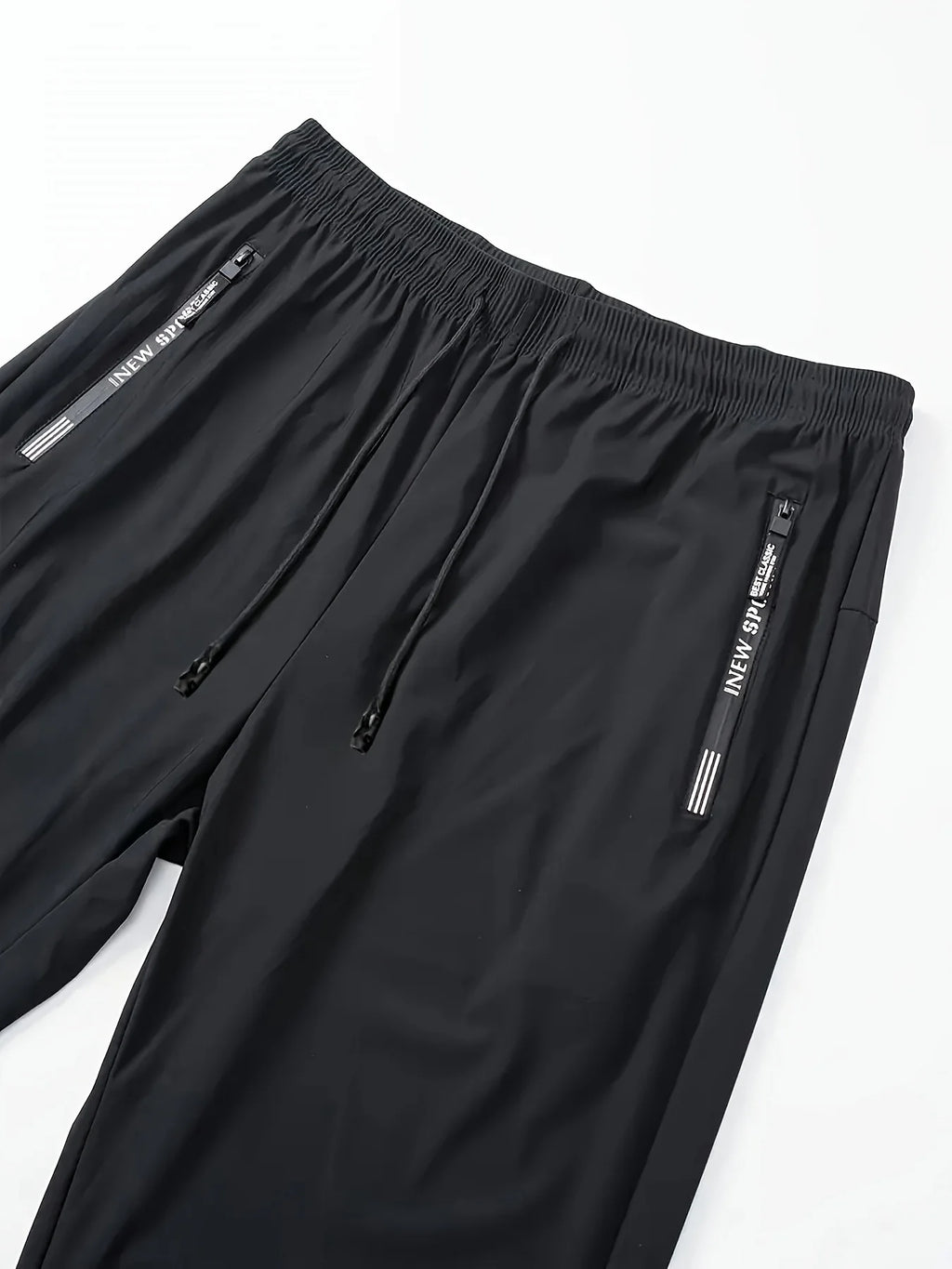 Breathable Plus Size Men's Casual Jogger Pants for Men Tracksuit Trousers Quick Dry Straight Elastic Waist Korean Classic Sport