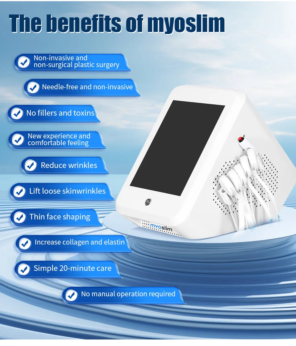 Professional EMS Face Lifting Machine Face Sculpting EMS Wrinkle Removal RF Skin Tightening Stimulator
