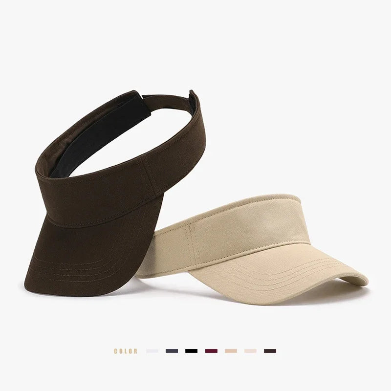 New cotton sports and leisure men, women and children can empty top hat, hat, tennis hat, sun protection outdoor running hat