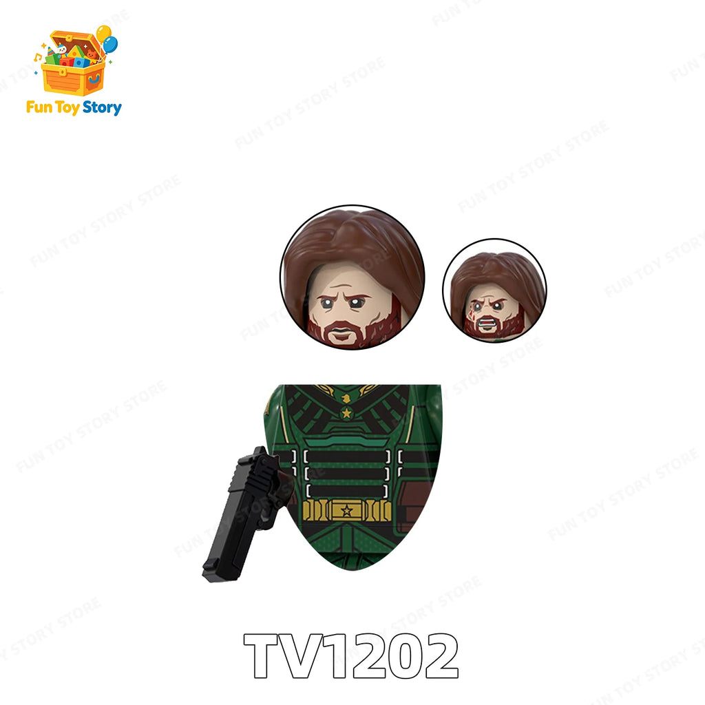 TV6224 TV Watchdog Series, Assembled Building Blocks, Human Toys, Collected by Film and Television Enthusiasts, Gifts for People