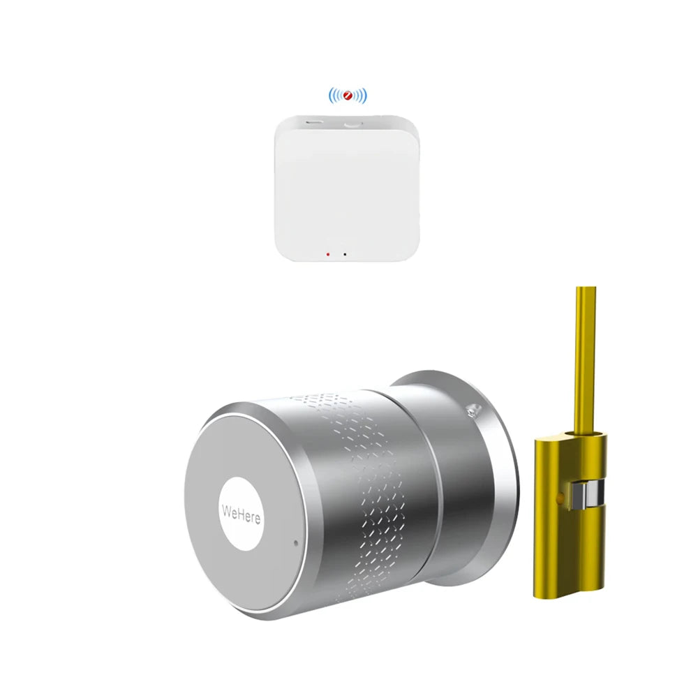 Wehere M521 Smart Door Lock Fingerprint Cylinder Bluetooth for Door 50-100mm Thickess Support TUYA TTlock Multiple Option