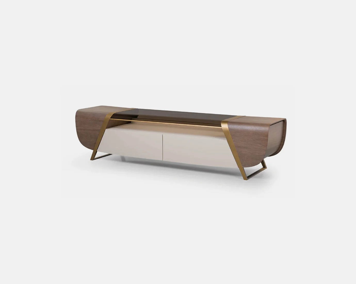 Stainless Steel TV Unit Living Room Furniture TV Stand, Wooden Marble Table Modern TV Cabinet