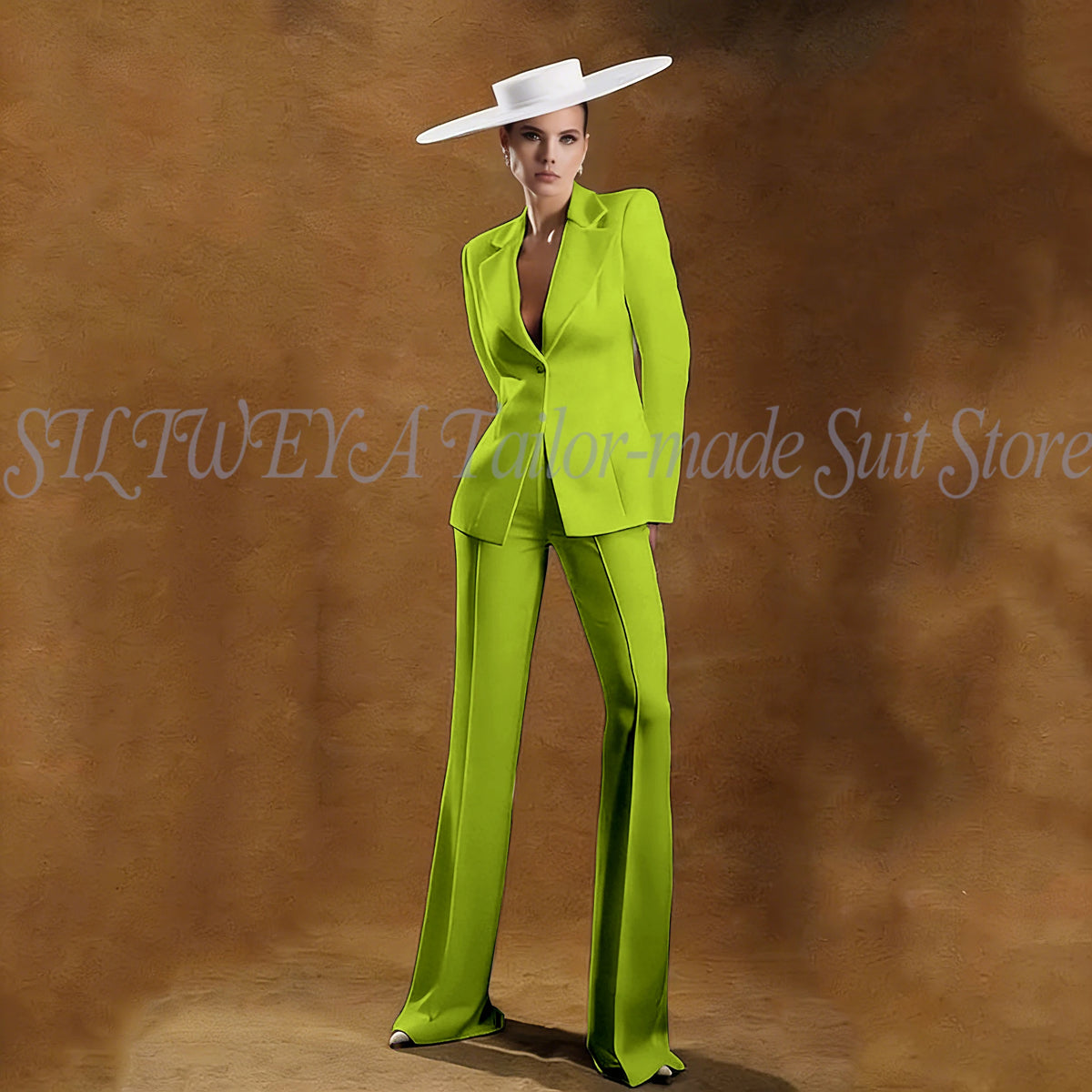 Ladies White Tailored Blazer Trousers Set Workplace Business Occasion Formal Attire 2026 Women Fashion Chic Office Commute Suit