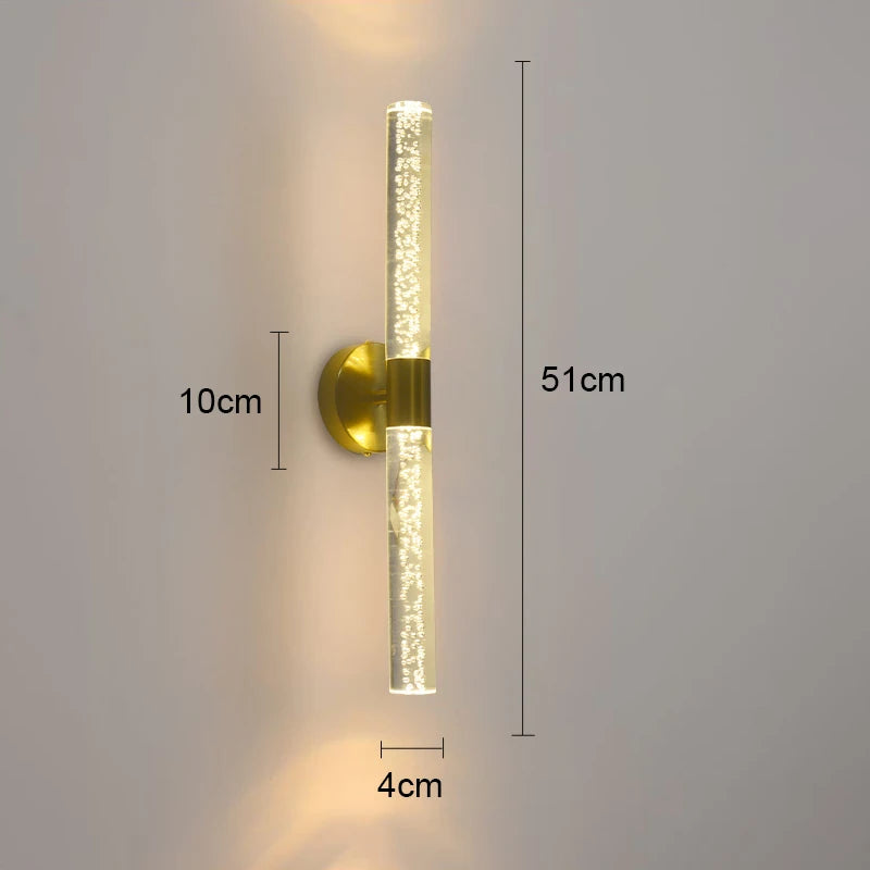 Interior Wall Light Nordic Luxury Wall Lamp Living Room Bedroom Bedside Background Lamp Home Decoration Modern  Led   Wall Light