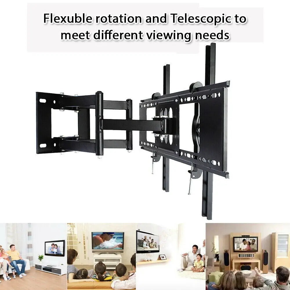 TV Wall Mount for 32-70in TV Floating TV Stand Swivel Tilt Horizontal Adjustment TV Wall Bracket Universal