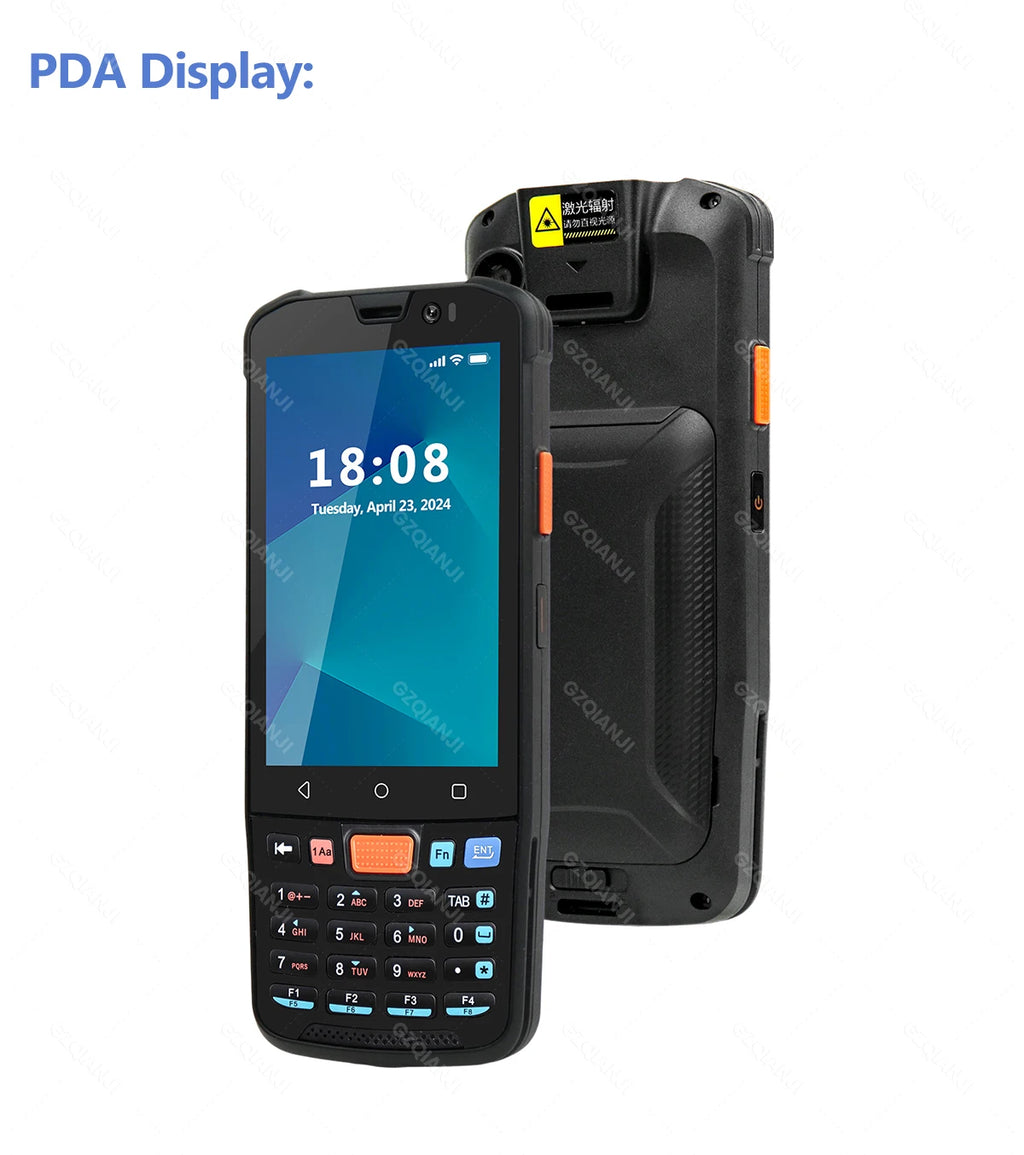 4G64 PDA Android Handheld Terminal Bluetooth Barcode Scanner 1D 2D QR Portable Data Collector Terminal Device With 4G GPS 3G32G
