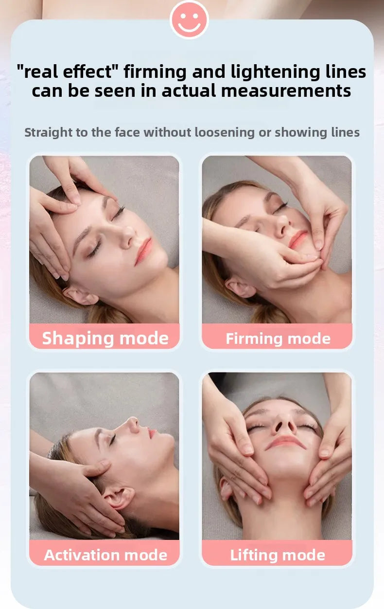 New 3D Microcurrent Face Lifting Massager Skin Tightening Rejuvenation Beauty Charging Facial Anti Wrinkle Skin Care Beauty Tool