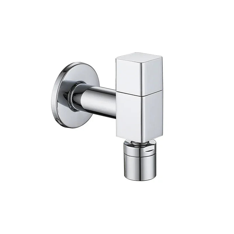 Free Swing Single Cold Faucet Wall Mounted Bathroom Hardware Mop Pool Water Tap with 1/2" Male Connection