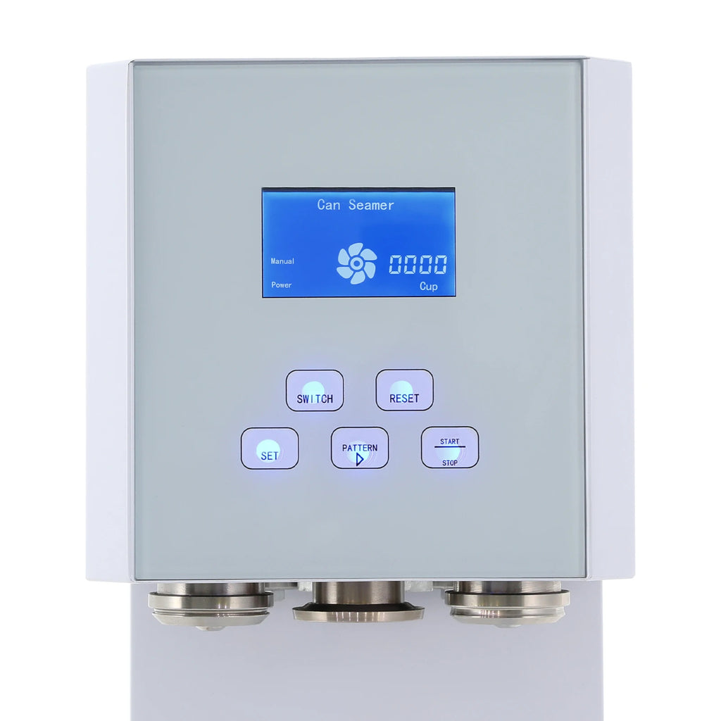 370W Automatic Milk Drink Bottle Sealer Cans Sealing Machine, Beverage Seal Machine LED Display