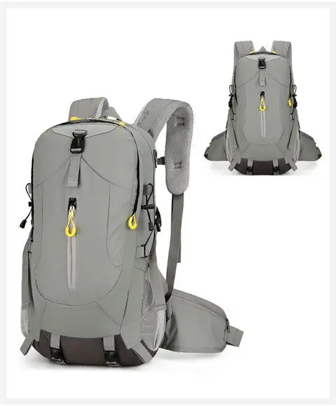 Outdoor Mountaineering Bag Men's Large Capacity Travel Bag Waterproof Hiking Scratch-resistant Wear-resistant Sports Backpack