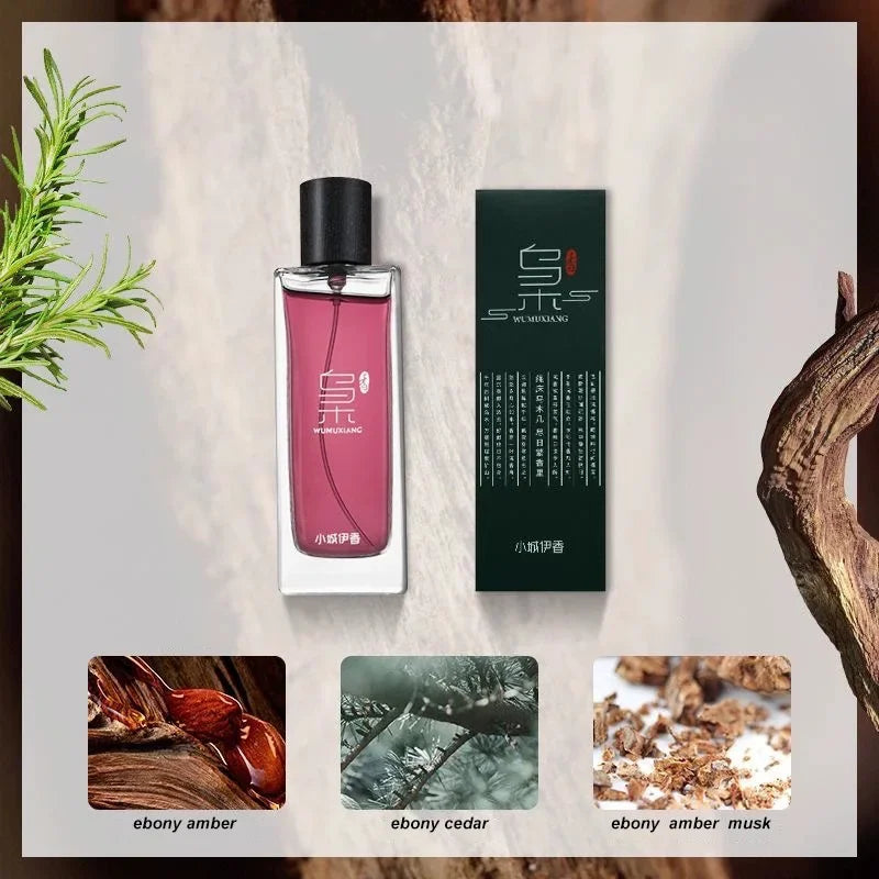 Premium Woody Sandalwood Men's Fragrance Long-lasting Oud Cinnamon Ambergris Eau De Toilette Unisex Woody Fragrance Spray 50ml
