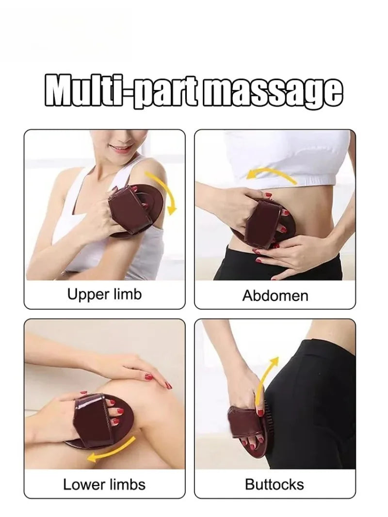 Universal Silicone Meridian Slimming Brush Body Beauty Leg Massage Tool Five Elements Dredging Health Care Scraping Equipment