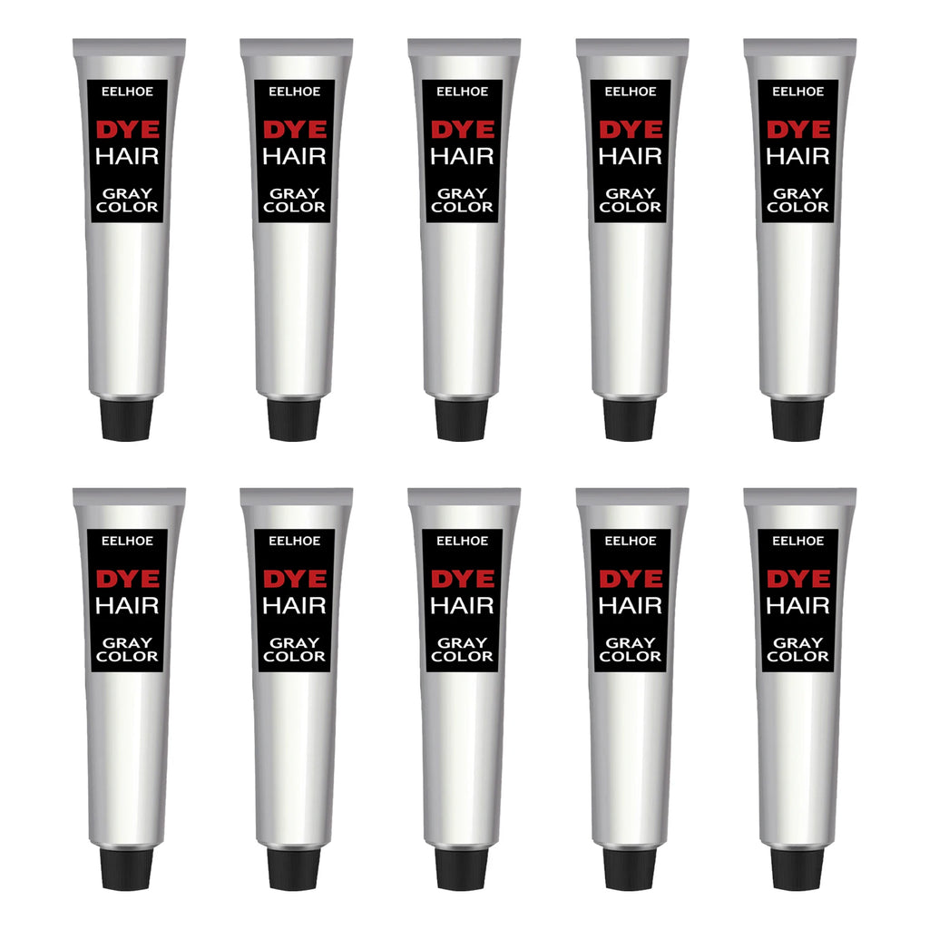 EELHOE Gray Hair Dye Cream Dye Shampoo Covering Primary Color Easy To Get Started Professional Hair Dye Cream For Women Men